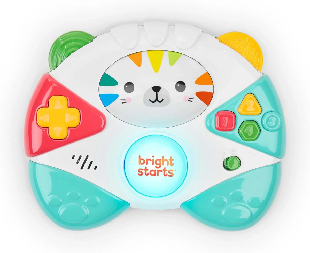 Gamer Buddy Baby Game Controller Toy, Tiger | Musical Toy | Bright Starts for Mamas & Papas LB - 6hr
