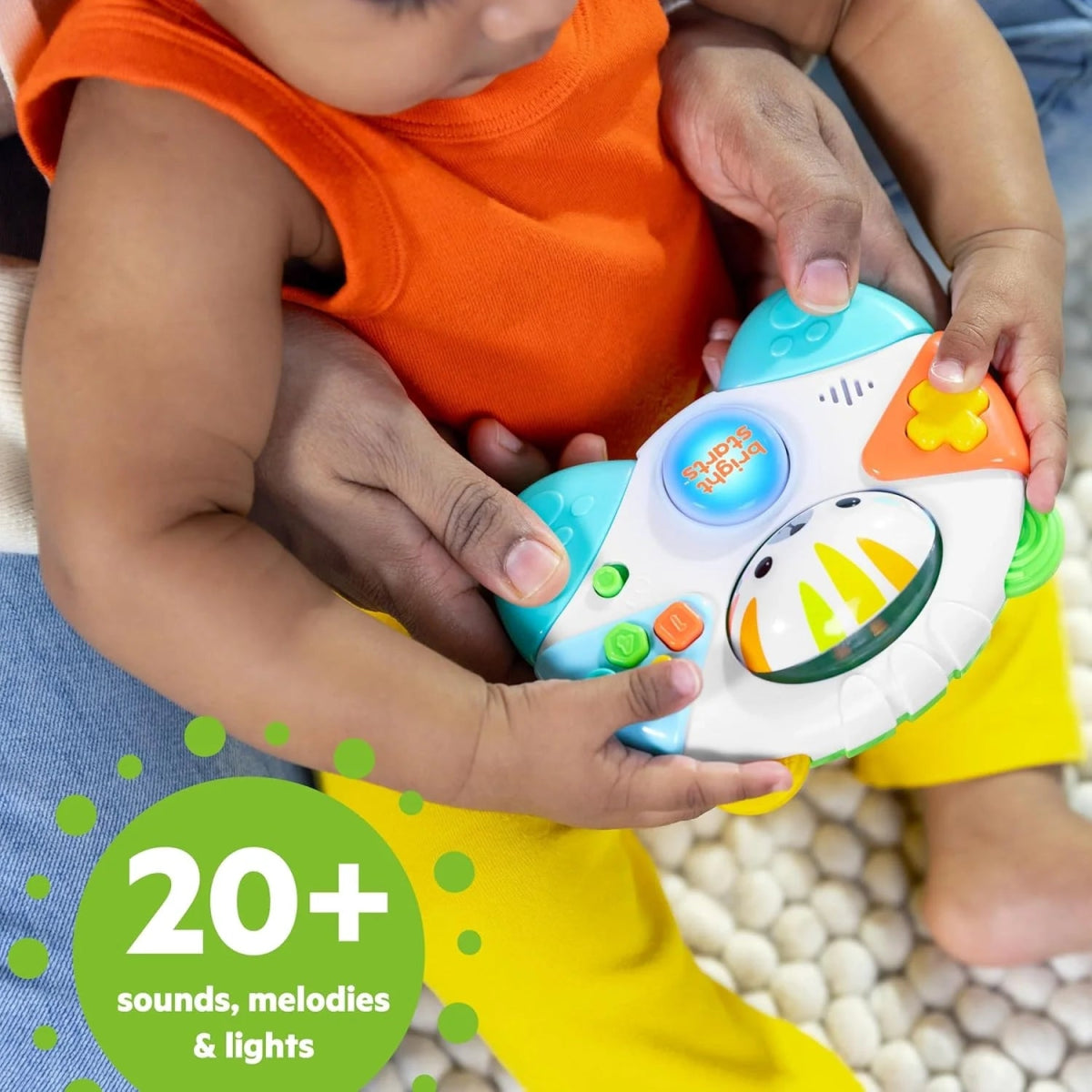 Gamer Buddy Baby Game Controller Toy, Tiger | Musical Toy | Bright Starts for Mamas & Papas LB - 6hr