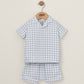Gingham Pyjamas - Blue | Sleepsuit | Mamas & Papas for Mamas & Papas LB - 6hr