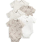 Giraffe Bodysuits (5 Pack) | Bodysuit | Mamas & Papas for Mamas & Papas LB - 6hr