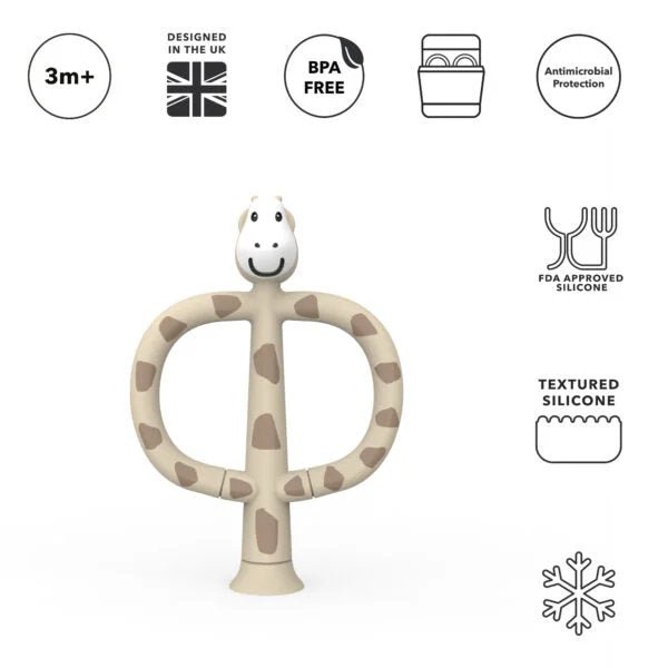 Giraffe Training Toothbrush | Toothbrush | Matchstick Monkey for Mamas & Papas LB - Baby Care