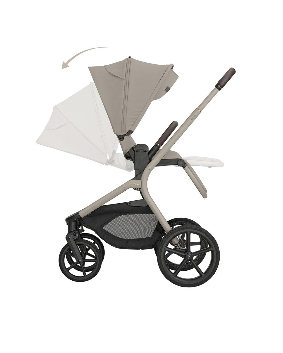 Goya 2in1 Full - Size Stroller with Foldable Baby Bassinet | Travel System | Kikkaboo for Mamas & Papas LB - Baby Gear