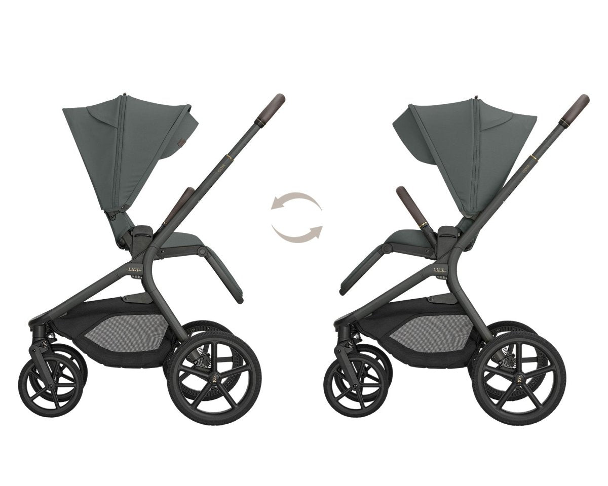 Goya 2in1 Full - Size Stroller with Foldable Baby Bassinet | Travel System | Kikkaboo for Mamas & Papas LB - Baby Gear