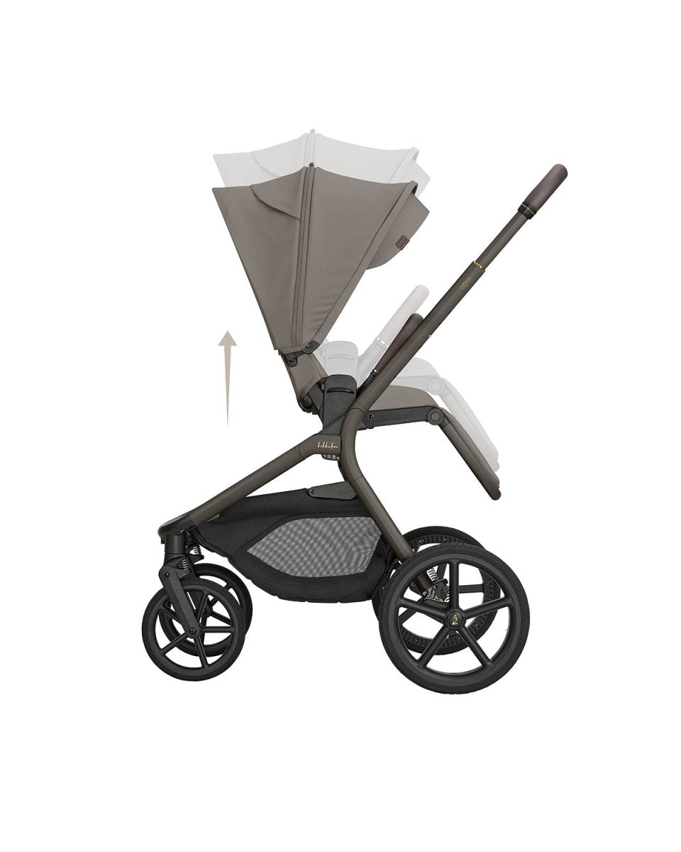 Goya 2in1 Full - Size Stroller with Foldable Baby Bassinet | Travel System | Kikkaboo for Mamas & Papas LB - Baby Gear