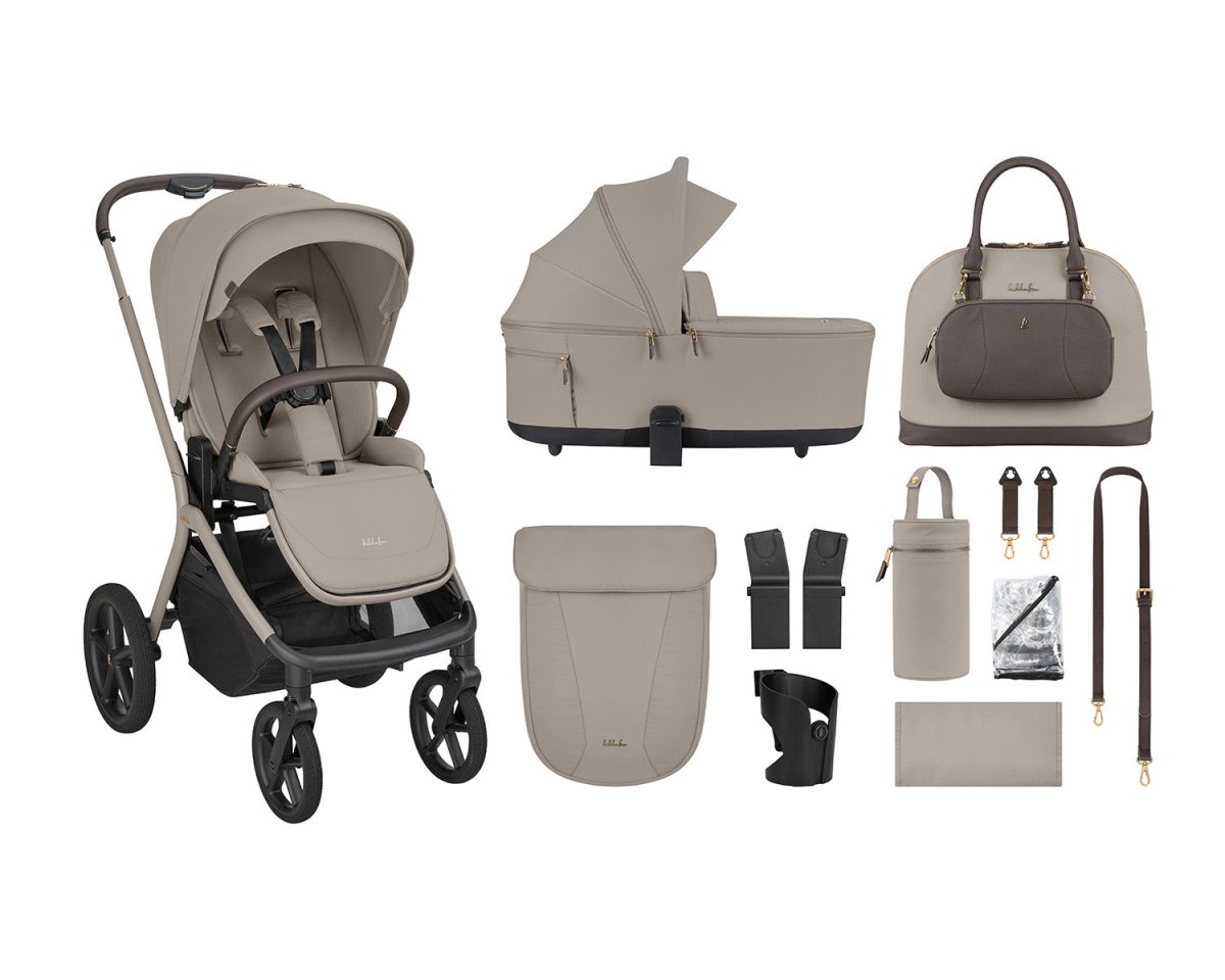 Goya 2in1 Full - Size Stroller with Foldable Baby Bassinet | Travel System | Kikkaboo for Mamas & Papas LB - Baby Gear