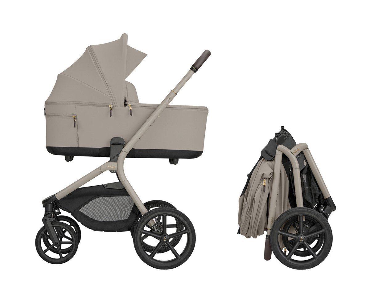 Goya 2in1 Full - Size Stroller with Foldable Baby Bassinet | Travel System | Kikkaboo for Mamas & Papas LB - Baby Gear