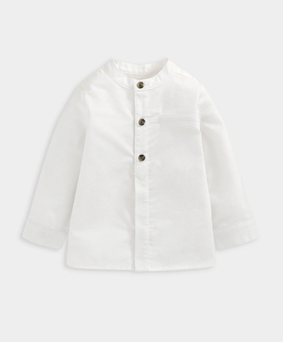 Grandad Collar Shirt | Shirt | Mamas & Papas for Mamas & Papas LB - 6hr