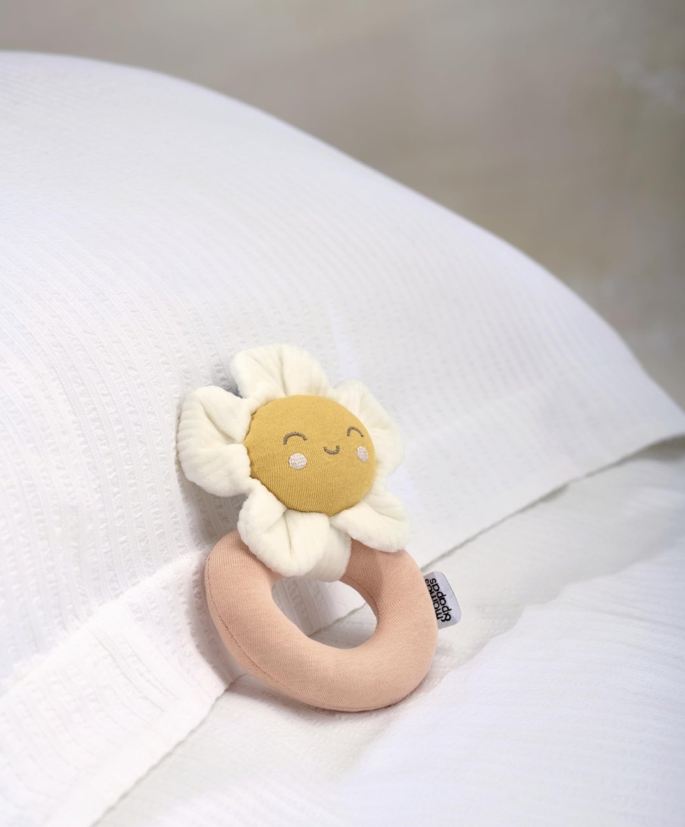 Grateful Garden Flower Grabber Ring Rattle Toy | Rattle Toy | Mamas & Papas for Mamas & Papas LB - 6hr