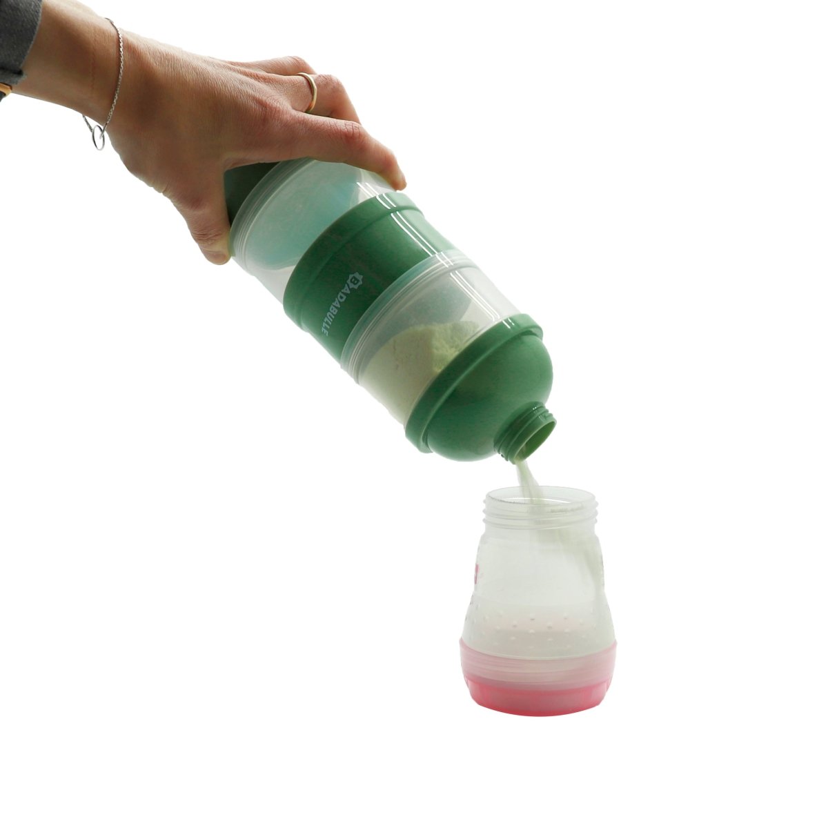 Green Milk Dispenser | Milk Dispenser | Badabulle for Mamas & Papas LB - 6hr