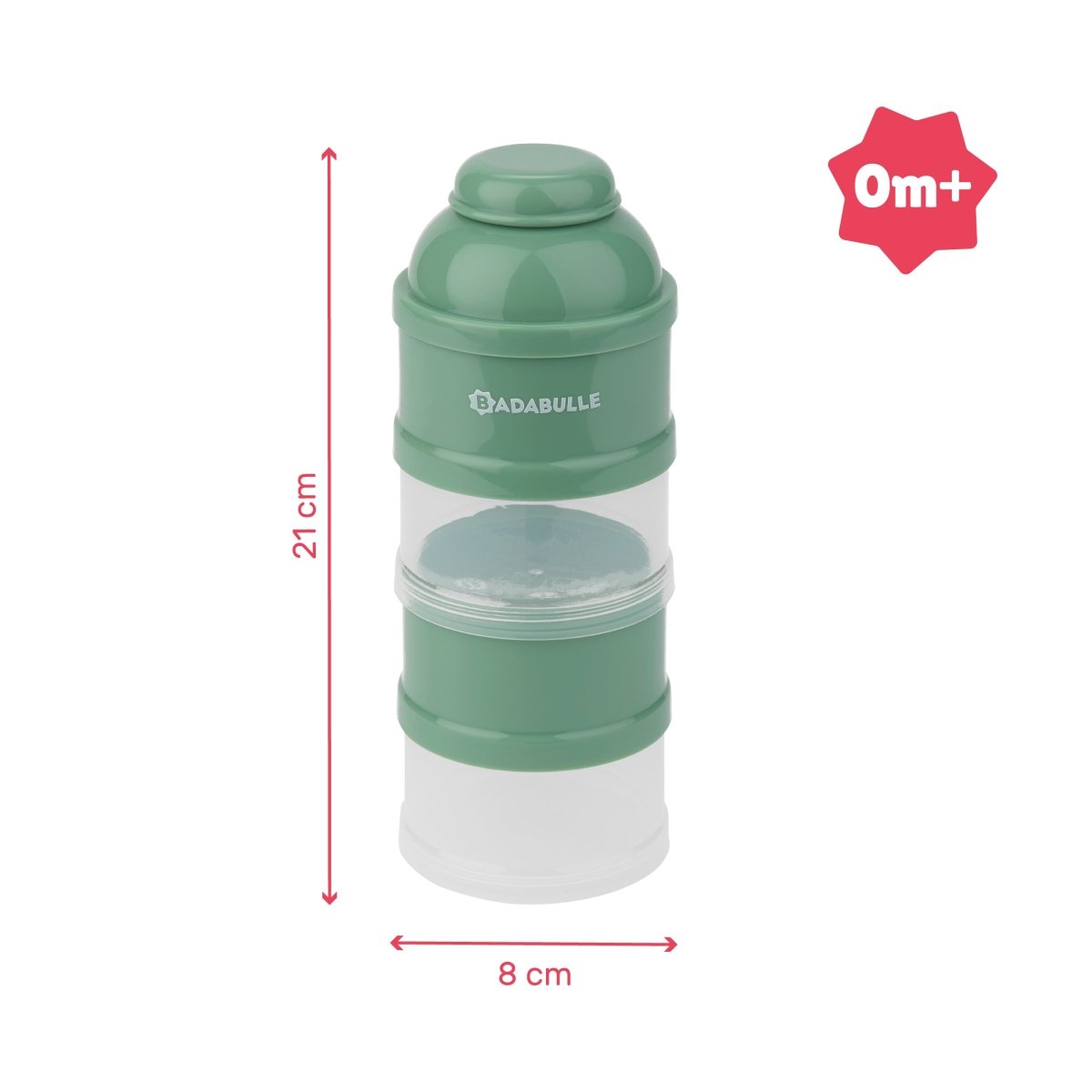 Green Milk Dispenser | Milk Dispenser | Badabulle for Mamas & Papas LB - 6hr