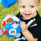 Grippin' Goals Rattle Ball - Red, White & Blue | Rattle | Bright Starts for Mamas & Papas LB - 6hr