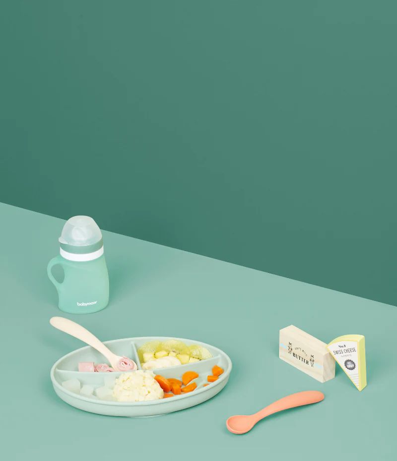 Grow ISY Silicone Feeding Set | Feeding Set | Babymoov for Mamas & Papas LB - 6hr