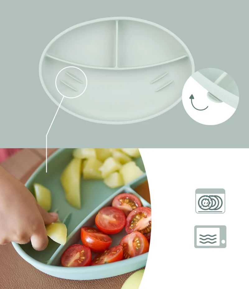 Grow ISY Silicone Feeding Set | Feeding Set | Babymoov for Mamas & Papas LB - 6hr