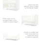 Hampden Cotbed - White | Cot | Mamas & Papas for Mamas & Papas LB - Cots & Cotbeds