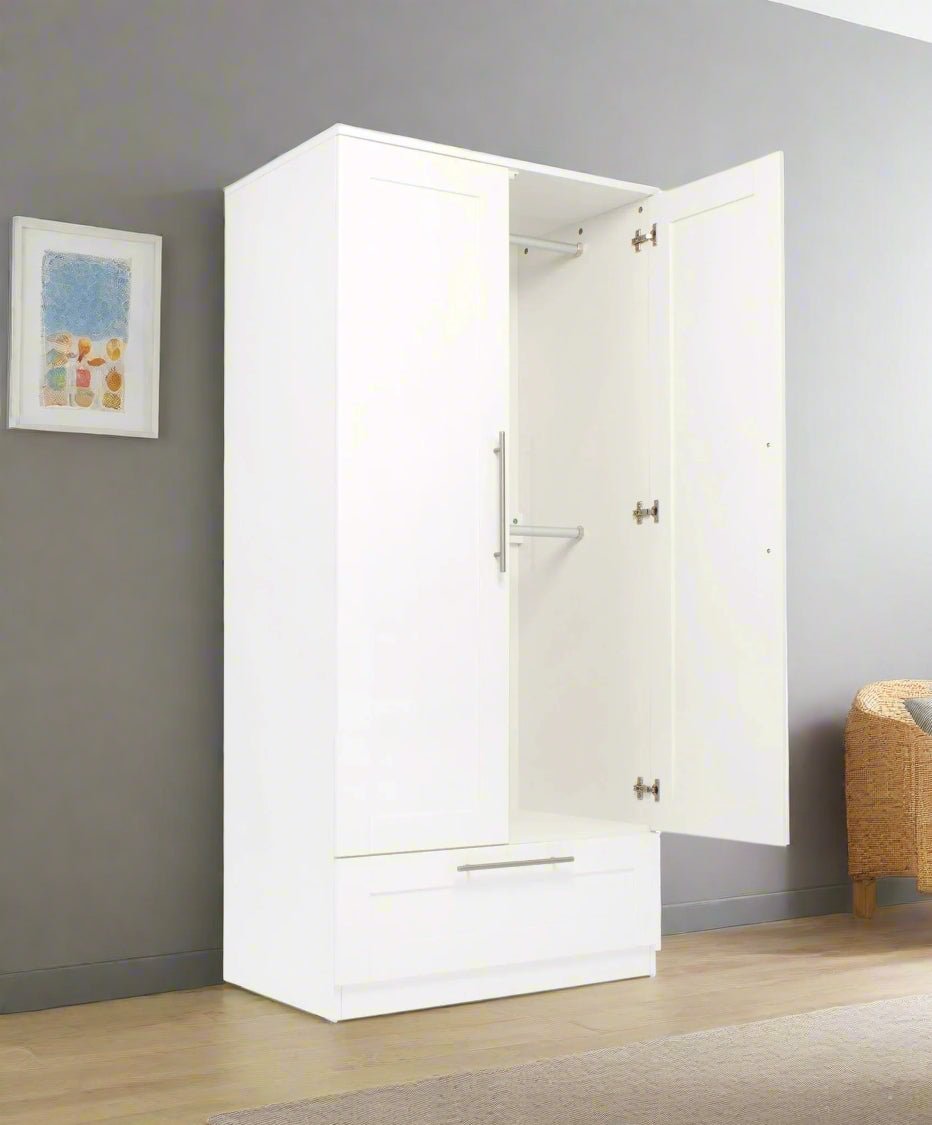 Hampden Wardrobe - White | Wardrobe | Mamas & Papas for Mamas & Papas LB - Furniture & Nursery