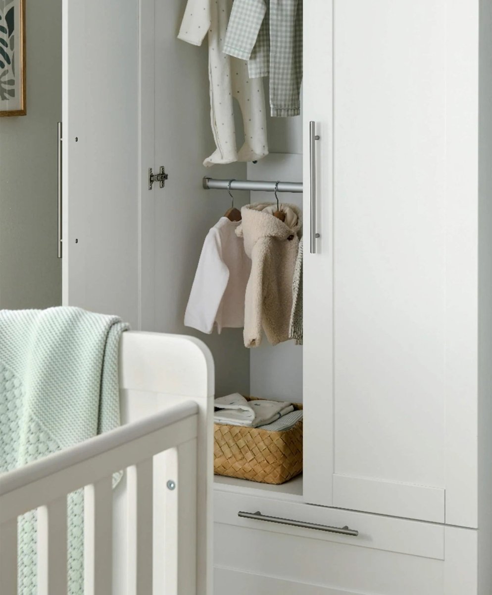 Hampden Wardrobe - White | Wardrobe | Mamas & Papas for Mamas & Papas LB - Furniture & Nursery