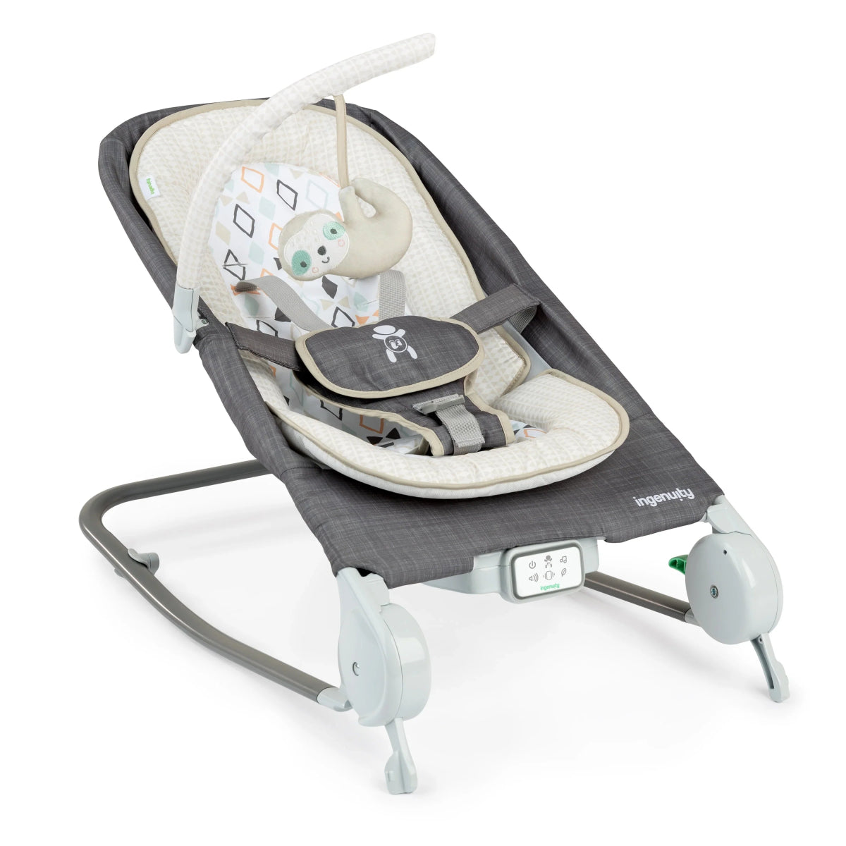 Happy Belly Rock - to - Bounce Massage Seat - Parker | Swing | Ingenuity for Mamas & Papas LB - Furniture & Nursery