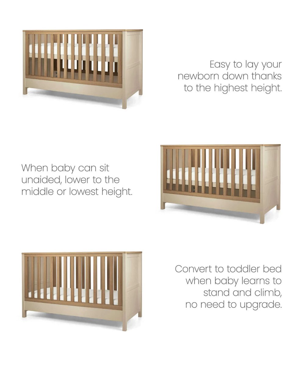 Harwell Cotbed - Cashmere | Cot | Mamas & Papas for Mamas & Papas LB - Cots & Cotbeds