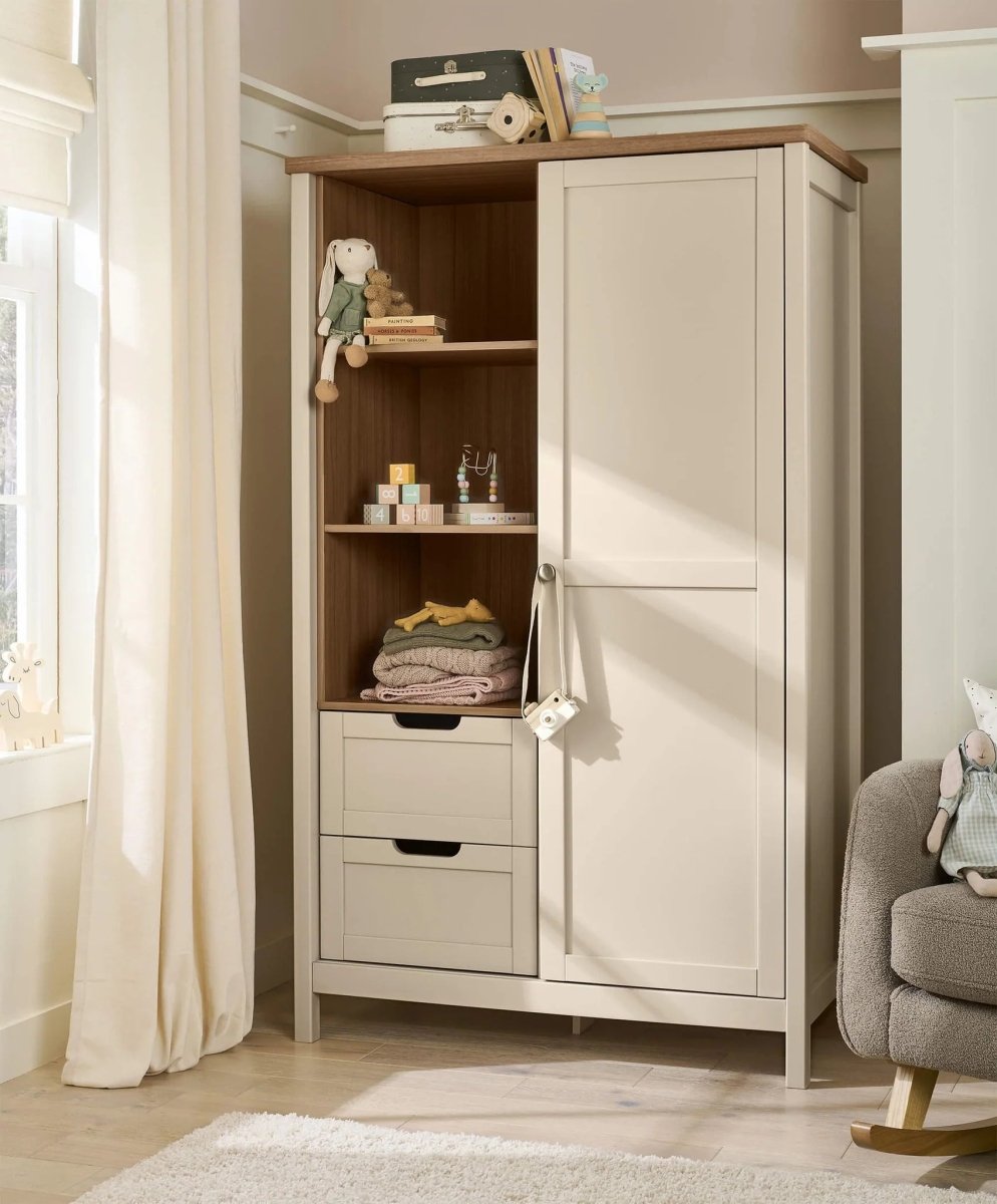 Harwell Wardrobe - Cashmere | Wardrobe | Mamas & Papas for Mamas & Papas LB - Furniture & Nursery