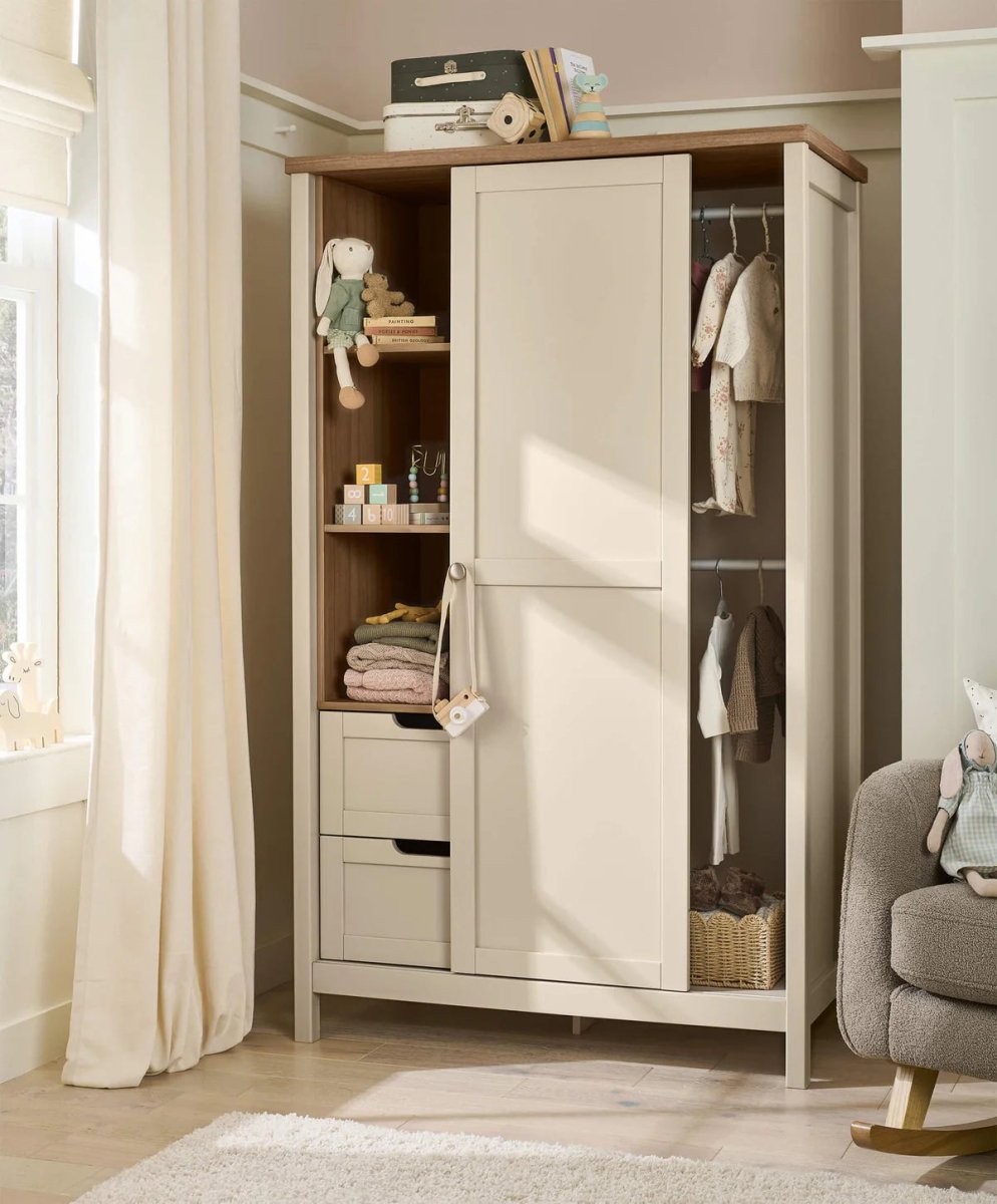 Harwell Wardrobe - Cashmere | Wardrobe | Mamas & Papas for Mamas & Papas LB - Furniture & Nursery