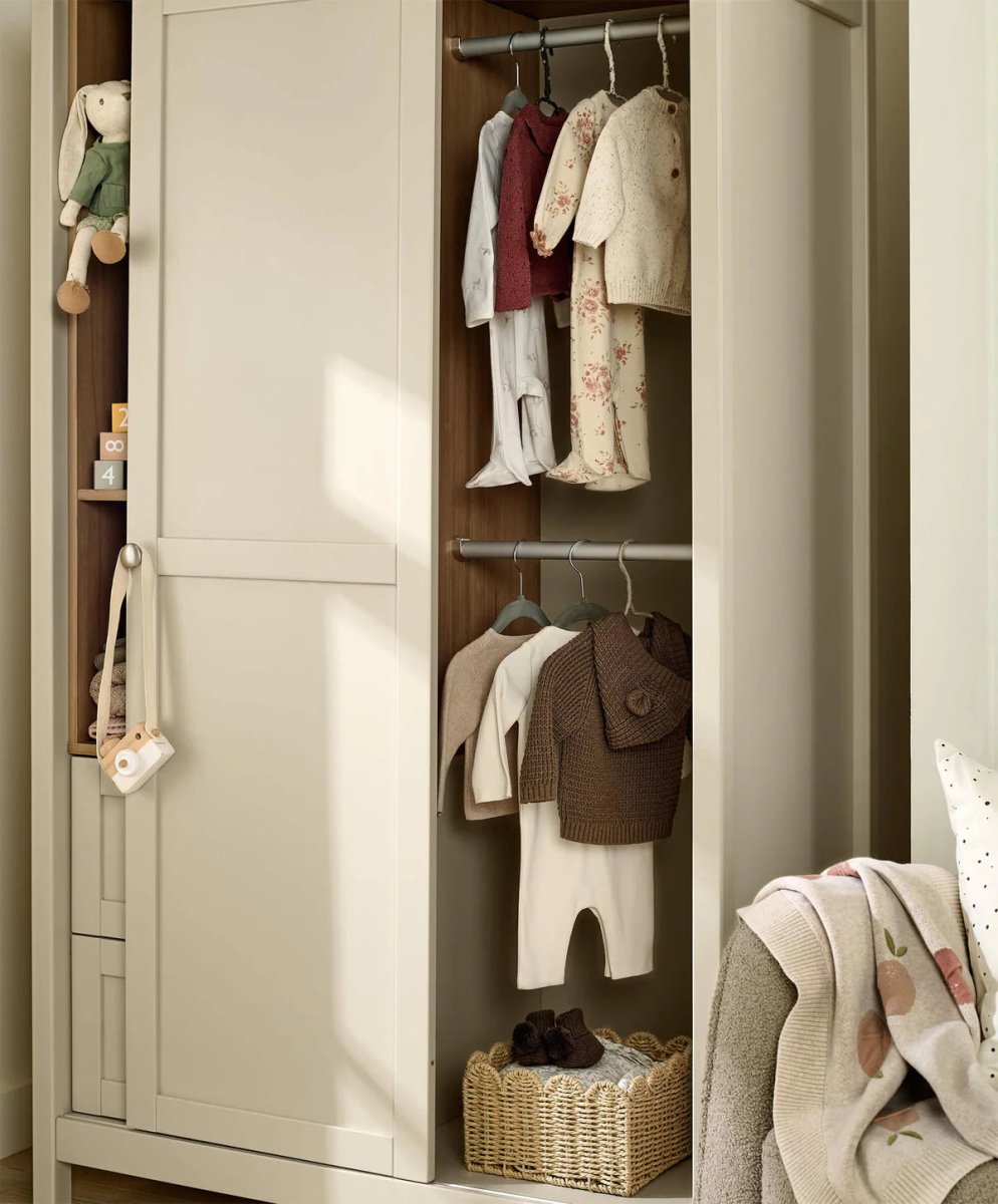 Harwell Wardrobe - Cashmere | Wardrobe | Mamas & Papas for Mamas & Papas LB - Furniture & Nursery