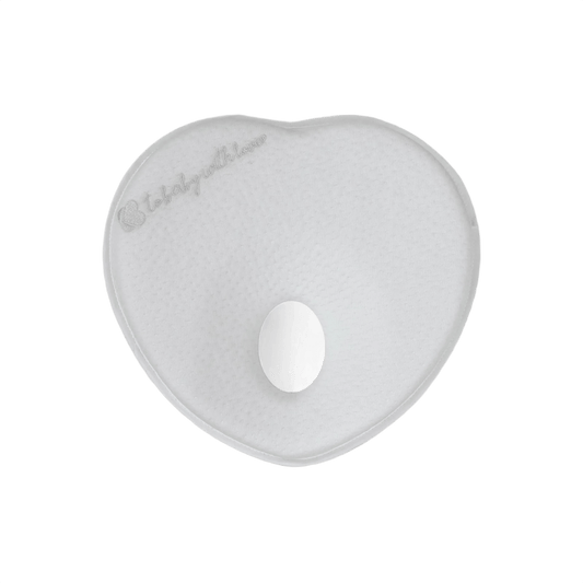 Heart Airknit Grey Memory foam ergonomic pillow | Pillow | Kikkaboo for Mamas & Papas LB - Baby Pillows