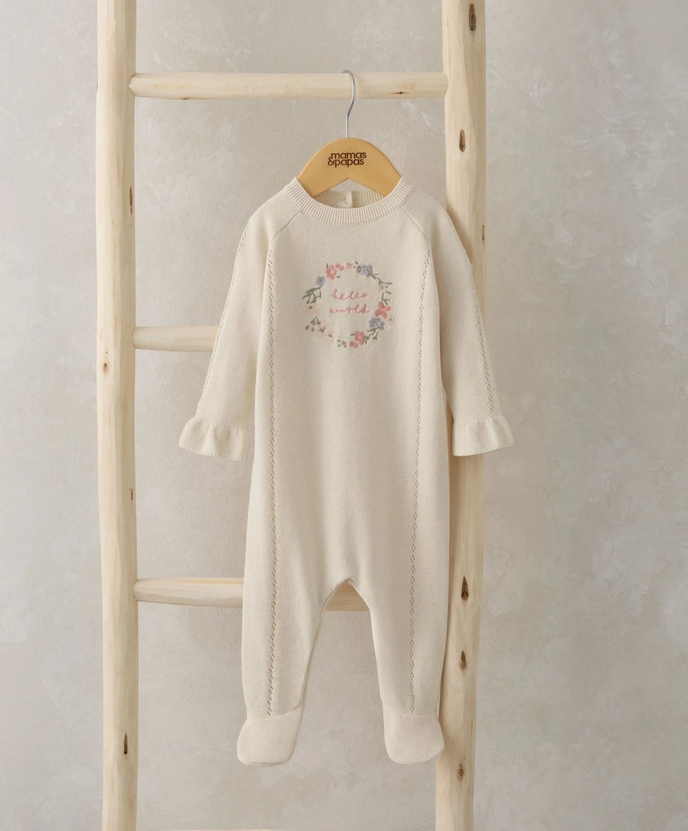 Hello World All In One | Sleepsuit | Mamas & Papas for Mamas & Papas LB - 6hr