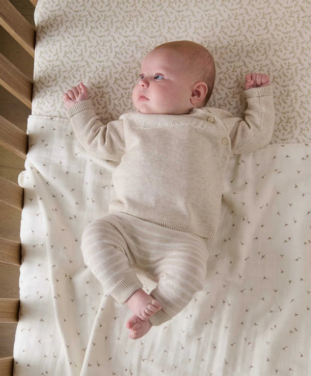 Hello World Knit Set (2 Piece) | Set | Mamas & Papas for Mamas & Papas LB - 6hr