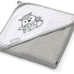 Hooded Bamboo Towel 100x100 | Bath Towel | Babyono for Mamas & Papas LB - 6hr