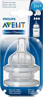 Avent Natural Teat 3M+ Variable Flow 2s | Mamas & Papas, Babies, Nursing, Teat