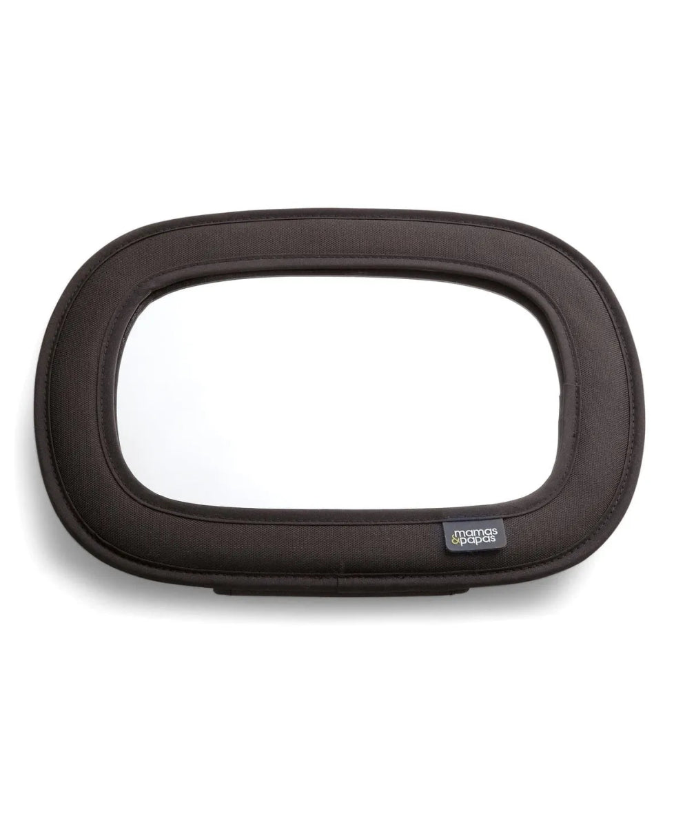 In Car Baby Mirror - Black | Car Mirror | Mamas & Papas for Mamas & Papas LB - Baby Safety