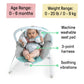 Ity by Ingenuity Bouncity Bounce Vibrating Deluxe Baby Bouncer | Bouncer | Ingenuity for Mamas & Papas LB - 6hr