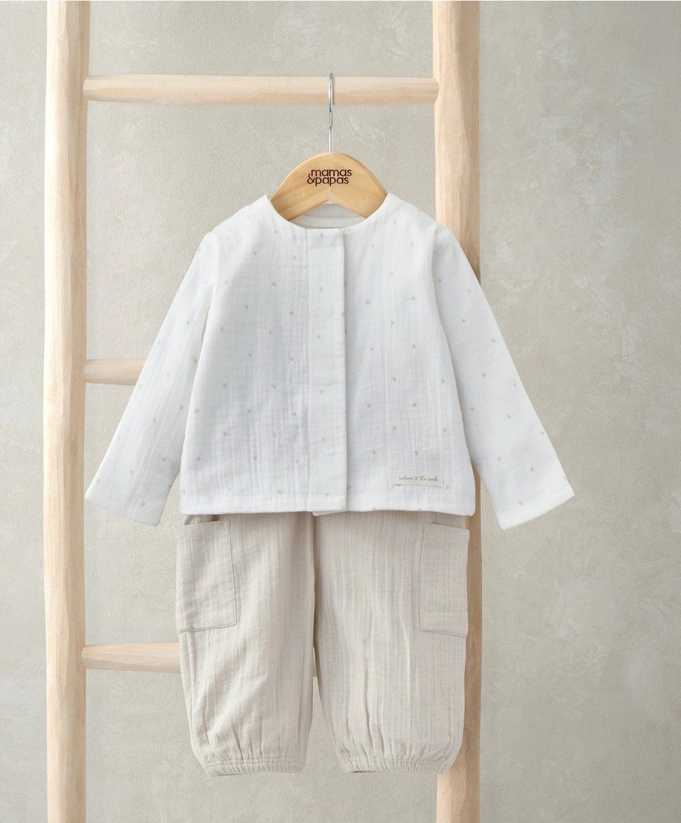 Jacket, Bodysuit, and Trousers Set (3 Pieces) | Set | Mamas & Papas for Mamas & Papas LB - 6hr