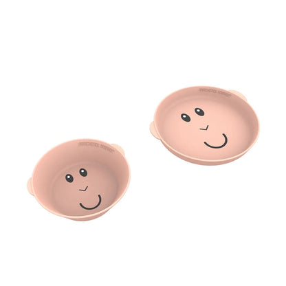 Kids Dinner Set Plate & Bowl Pack of 2 | Feeding Set | Matchstick Monkey for Mamas & Papas LB - colorneed