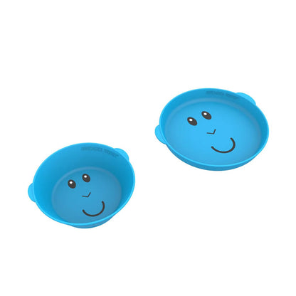 Kids Dinner Set Plate & Bowl Pack of 2 | Feeding Set | Matchstick Monkey for Mamas & Papas LB - colorneed