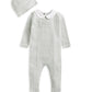 Knitted All In One & Hat White | Sleepsuit | Mamas & Papas for Mamas & Papas LB - 6hr