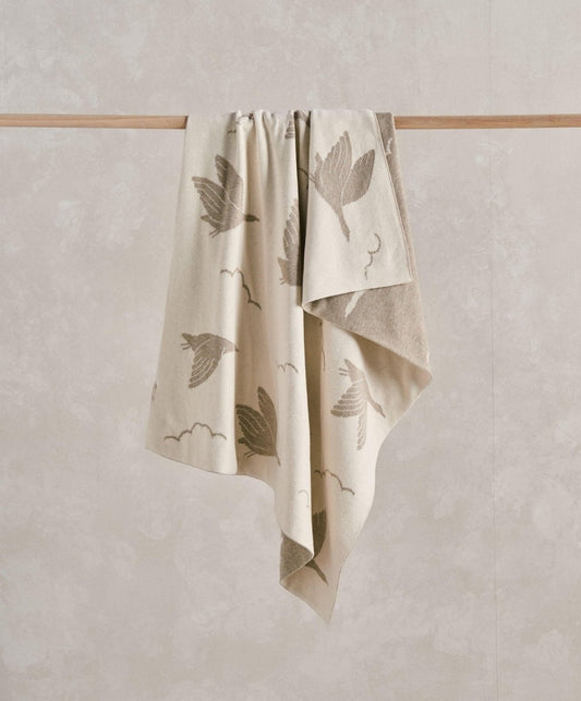 Knitted Blanket Welcome to the World Duckling Mocha | Blanket | Mamas & Papas for Mamas & Papas LB - 6hr