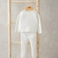 Knitted Cardigan & Leggings 2 Piece White | Set | Mamas & Papas for Mamas & Papas LB - 6hr
