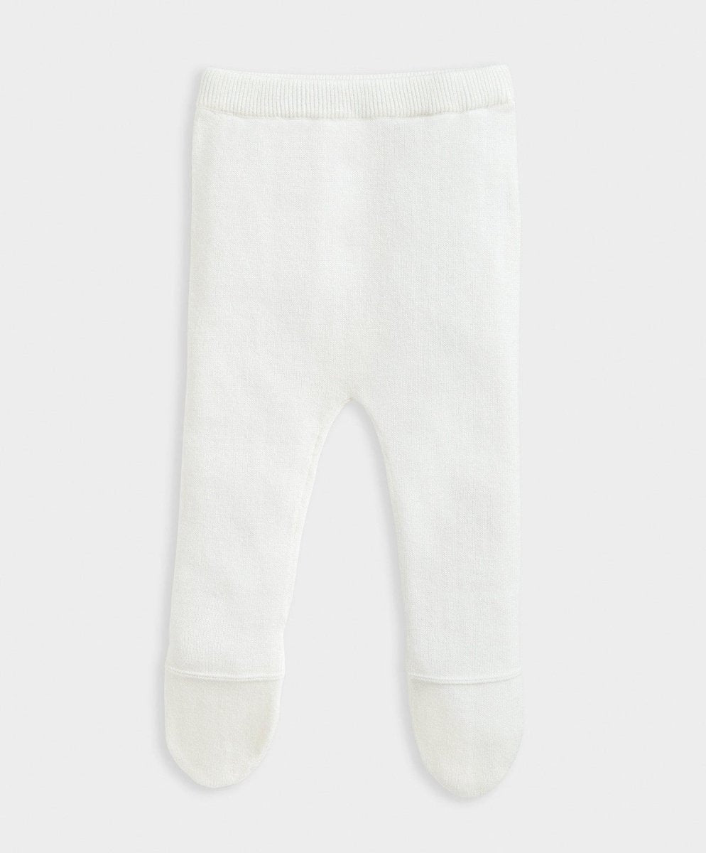 Knitted Cardigan & Leggings 2 Piece White | Set | Mamas & Papas for Mamas & Papas LB - 6hr