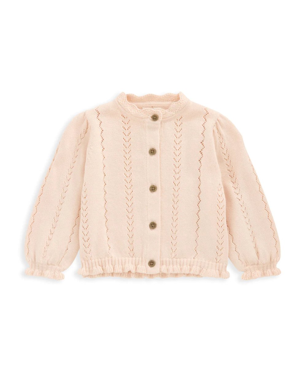 Knitted Cardigan - Pink | Cardigan | Mamas & Papas for Mamas & Papas LB - 6hr