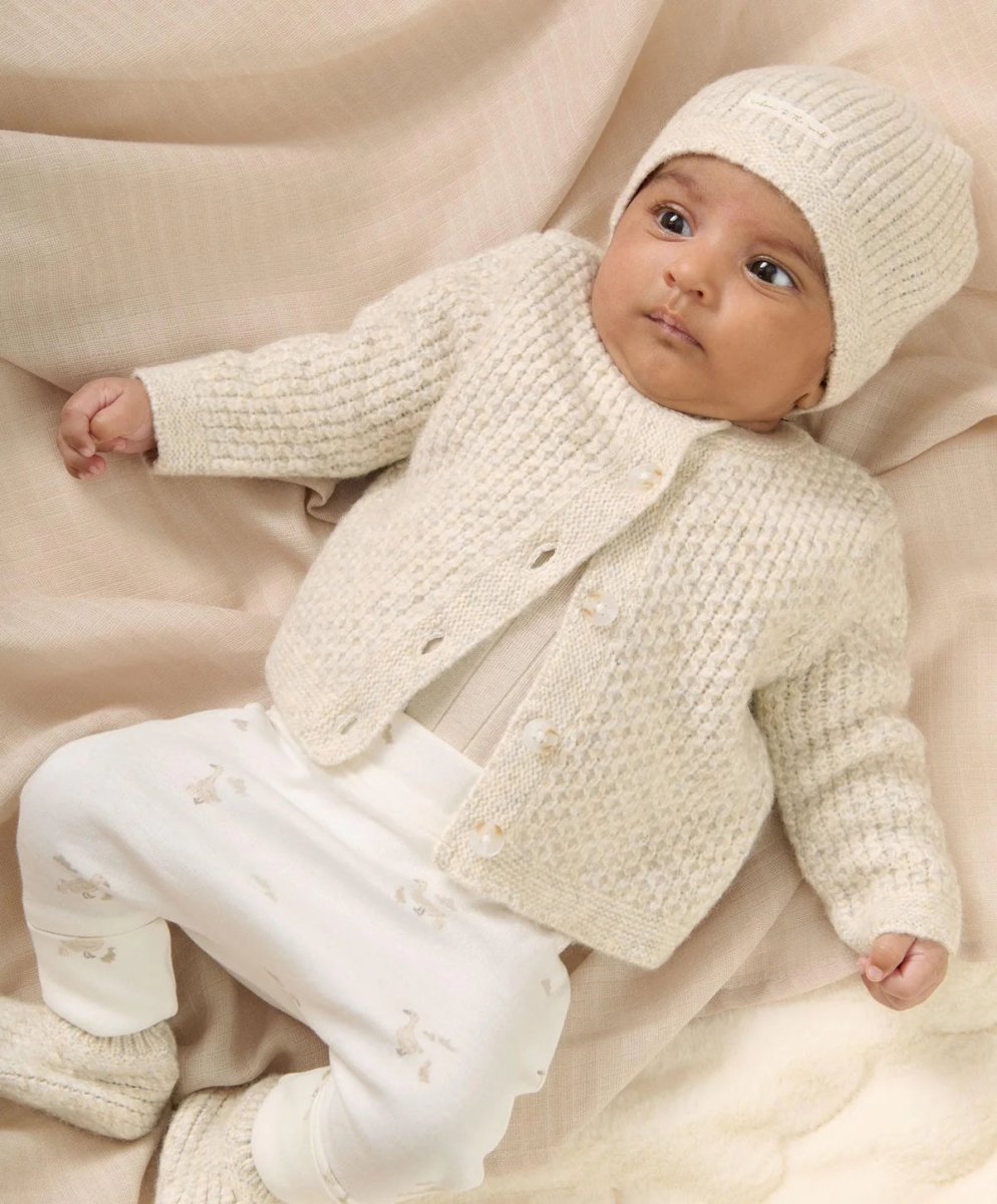 Knitted Cardigan - White | Cardigan | Mamas & Papas for Mamas & Papas LB - 6hr