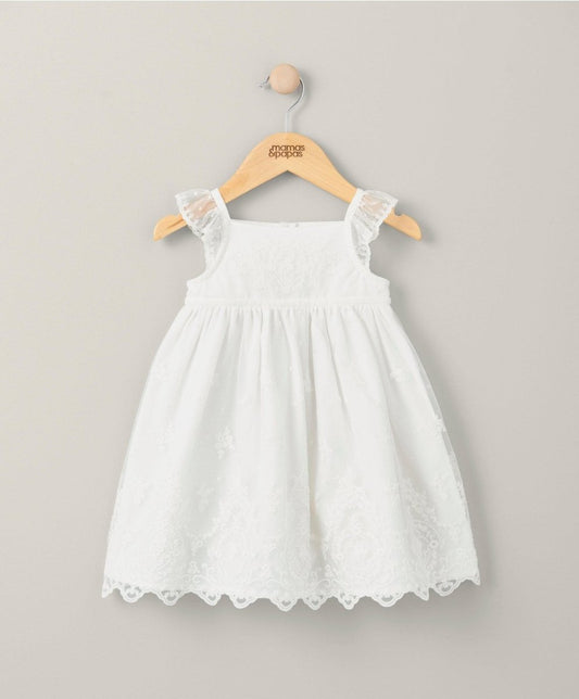 Lace Dress - White | Dress | Mamas & Papas for Mamas & Papas LB - 6hr