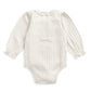 Lace Trim Bodysuit - Cream | Bodysuit | Mamas & Papas for Mamas & Papas LB - 6hr