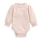 Lace Trim Bodysuit - Pink | Bodysuit | Mamas & Papas for Mamas & Papas LB - 6hr