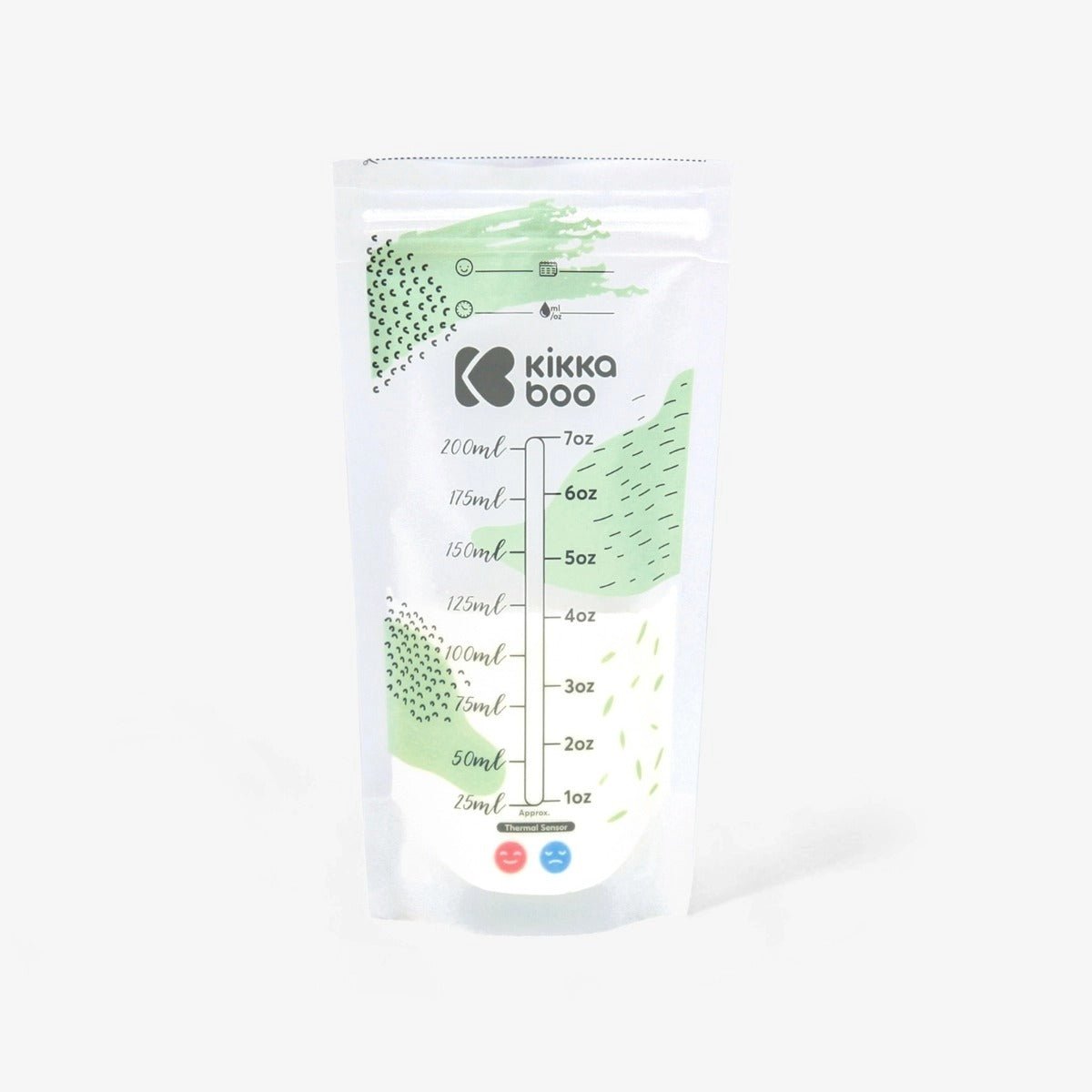 Lactty Milk Storage Bags with Temperature Sensor Pack of 50 | Breastfeeding Milk Storage | Kikkaboo for Mamas & Papas LB - 6hr