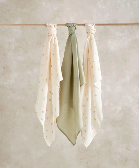 Large Muslin Squares (Pack of 3) - Orchard | Muslin | Mamas & Papas for Mamas & Papas LB - Bibs & Muslins