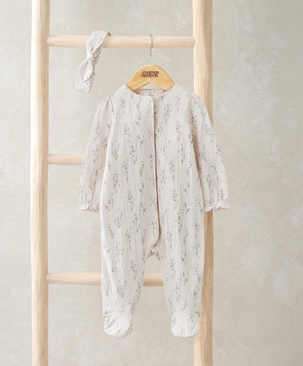 Lavender All In One & Headband Set | Bodysuit | Mamas & Papas for Mamas & Papas LB - 6hr