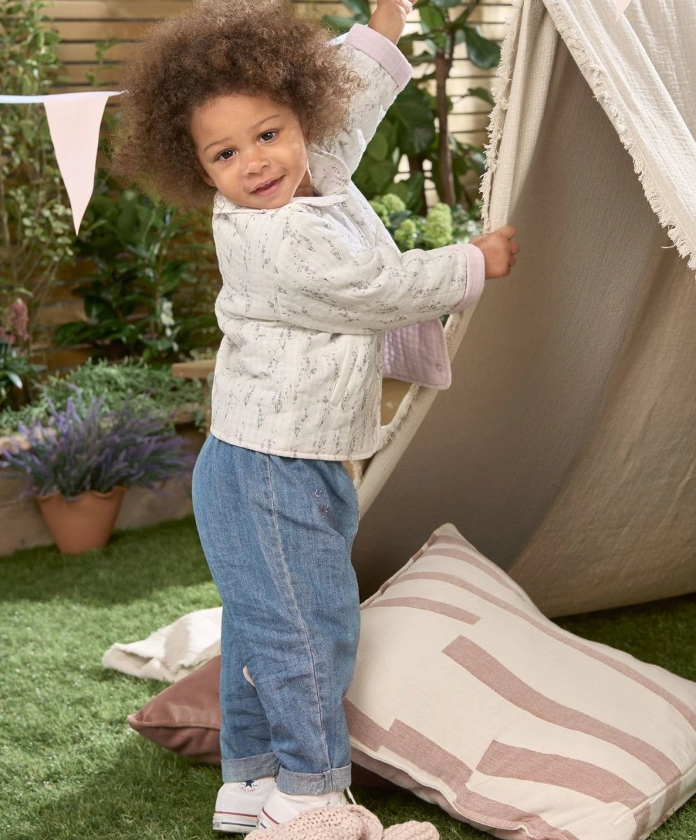 Lavender Embroidered Jeans | Pant | Mamas & Papas for Mamas & Papas LB - 6hr