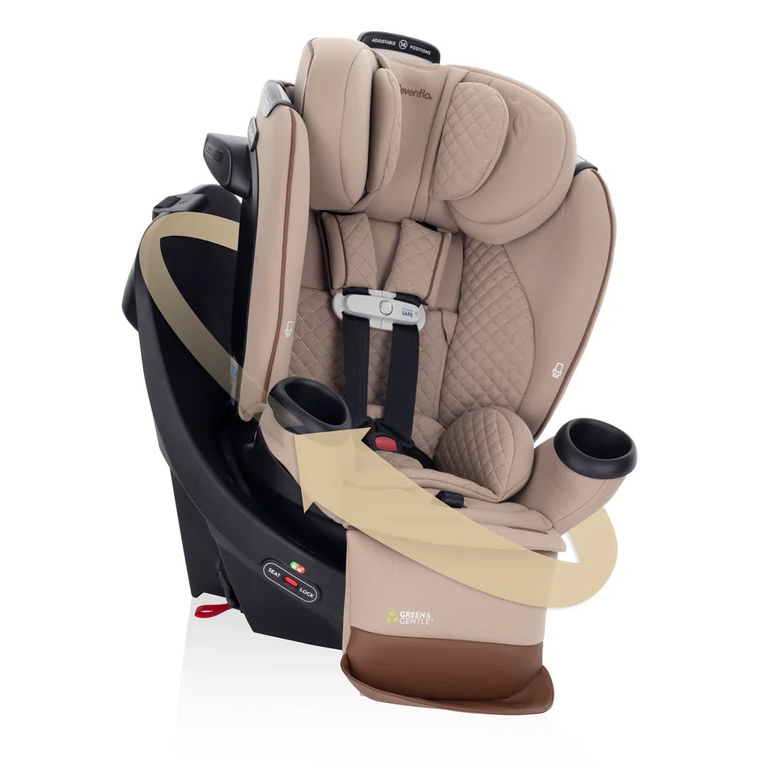 limited edition Revolve 360 Extend All - in - One Car Seat champagne | Car Seat | Evenflo for Mamas & Papas LB - Baby Gear
