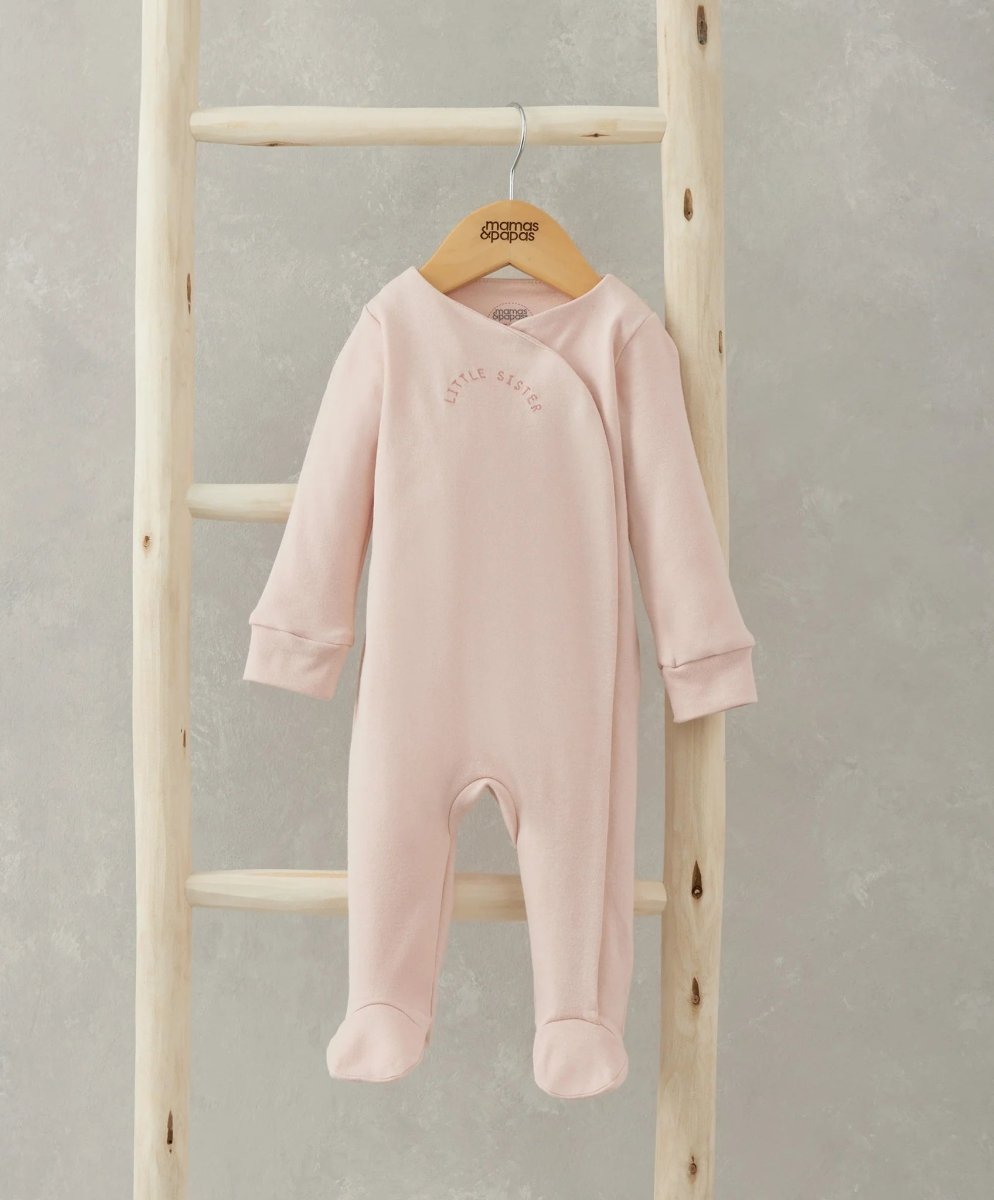 Little Sister All In One - Pink | Sleepsuit | Mamas & Papas for Mamas & Papas LB - 6hr